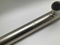 Hansgrohe axor starck 1002081 wastafelkraan hoog satin inox met waste - afbeelding 12 van  13