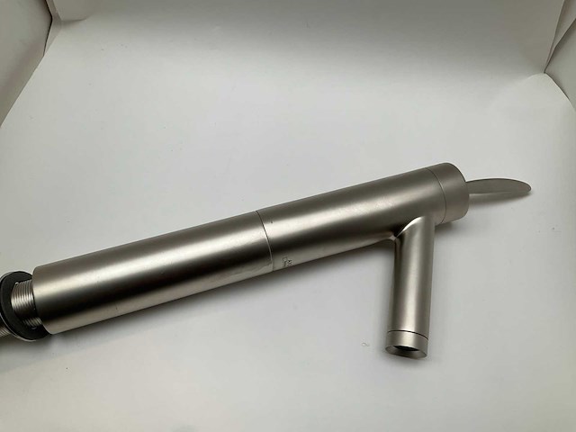 Hansgrohe axor starck 1002081 wastafelkraan hoog satin inox met waste - afbeelding 9 van  13