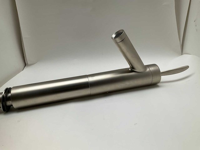 Hansgrohe axor starck 1002081 wastafelkraan hoog satin inox met waste - afbeelding 10 van  13