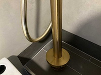 Hansgrohe axor starck vrijstaande badkraan geborsteld messing - afbeelding 4 van  5