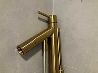 Hansgrohe axor starck vrijstaande badkraan geborsteld messing - afbeelding 9 van  9