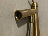 Hansgrohe axor starck vrijstaande badkraan geborsteld messing - afbeelding 3 van  9