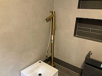 Hansgrohe axor starck vrijstaande badkraan geborsteld messing - afbeelding 4 van  9