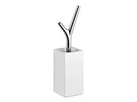 Hansgrohe axor toilet brush silver massaud series - 42235880 - afbeelding 1 van  4