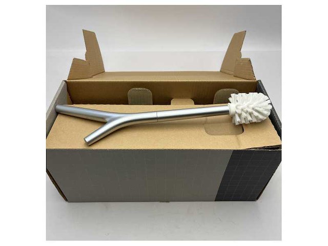 Hansgrohe axor toilet brush silver massaud series - 42235880 - afbeelding 3 van  4