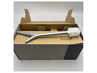 Hansgrohe axor toilet brush silver massaud series - 42235880 - afbeelding 3 van  4