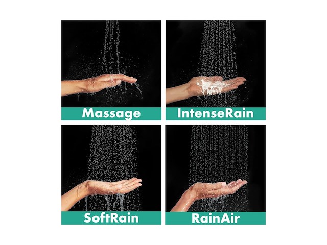 Hansgrohe croma e280 showerpipe: met douchekraan thermostatisch m. 1jet hoofddouche chroom - afbeelding 4 van  6