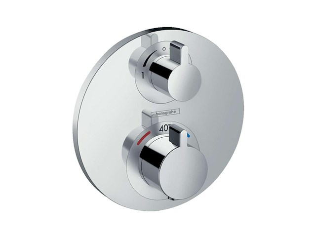 Hansgrohe croma inbouw doucheset ecostat thermostaat 280mm 1 straalfunctie chroom - afbeelding 1 van  4