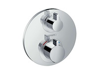 Hansgrohe croma inbouw doucheset ecostat thermostaat 280mm 1 straalfunctie chroom - afbeelding 1 van  4
