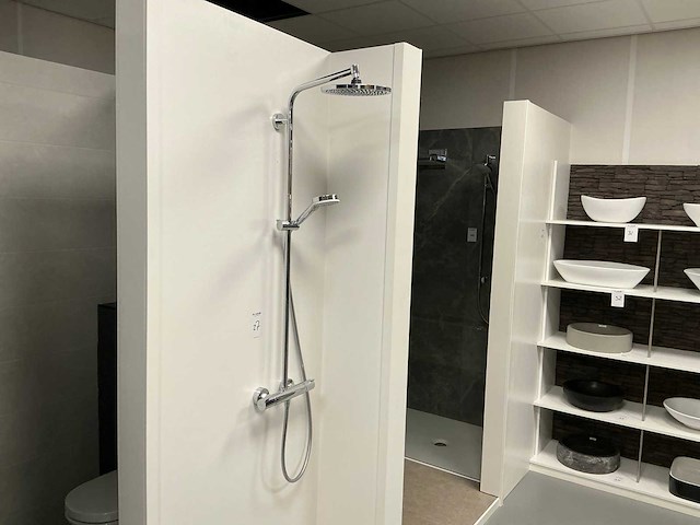 Hansgröhe crometta regendouche, met airpower. thermostaat kraan serie cl1001 - afbeelding 4 van  4