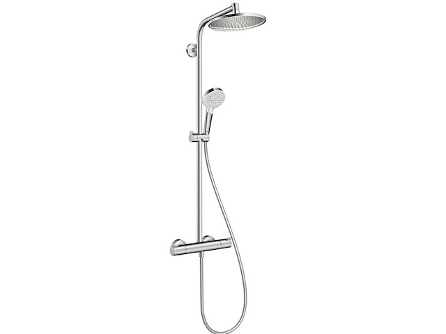 Hansgrohe crometta s 240 1jet showerpipe regendouche - afbeelding 1 van  4