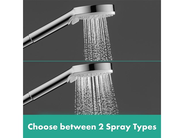 Hansgrohe doucheset crometta vario 2 standen chroom - afbeelding 2 van  5