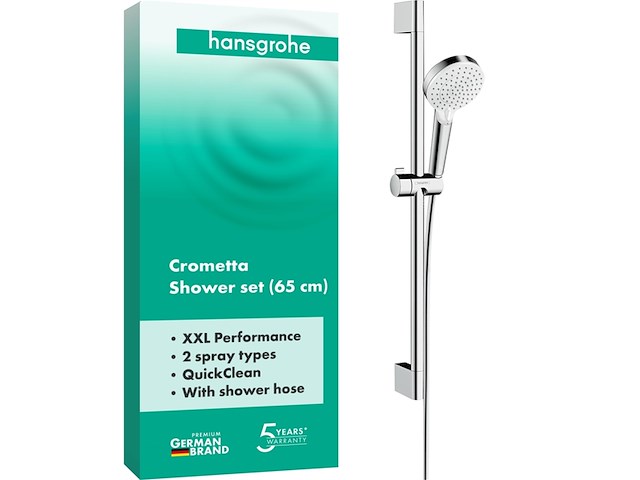 Hansgrohe doucheset crometta vario 2 standen chroom - afbeelding 3 van  5
