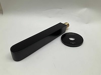 Hansgrohe finoris baduitloop mat zwart 76410670 - afbeelding 4 van  7
