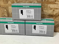 Hansgrohe fixfit s wandaansluitbocht chroom 1/2 met kogelgewricht (3x) - afbeelding 2 van  4