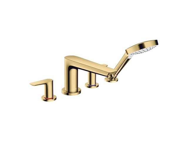 Hansgrohe talis e afbouwdeel v. 4gats badrandkraan polished gold - afbeelding 1 van  1