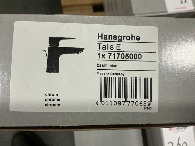 Hansgrohe talis e chroom wastafelkraan (5x) - afbeelding 3 van  3