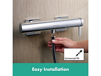 Hansgrohe tecturis e ngreeps douchekraan opbouw chroom - afbeelding 3 van  6