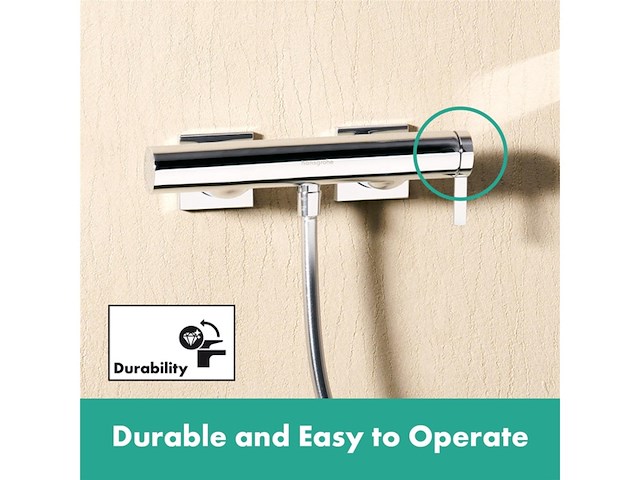 Hansgrohe tecturis e ngreeps douchekraan opbouw chroom - afbeelding 4 van  6