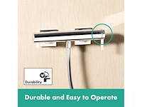 Hansgrohe tecturis e ngreeps douchekraan opbouw chroom - afbeelding 4 van  6