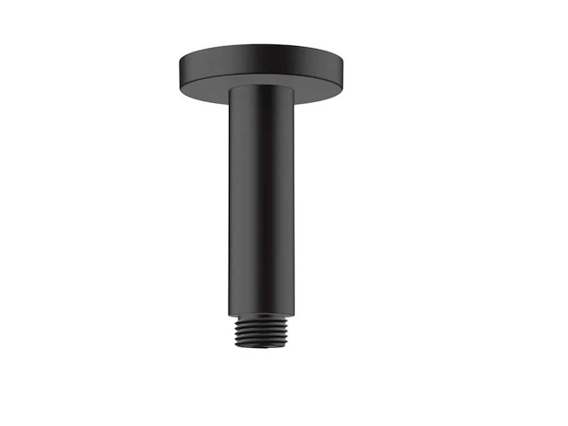 Hansgrohe vernis blend 27804670 plafondaansluiting 10cm mat zwart - afbeelding 1 van  5