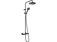 Hansgrohe vernis blend showerpipe met thermostaat mat zwart - afbeelding 1 van  2