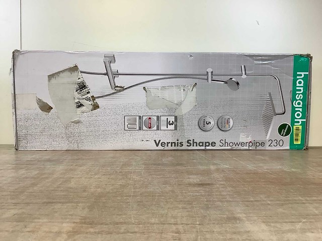 Hansgrohe vernis shape shower 230 douchekraan - afbeelding 2 van  8