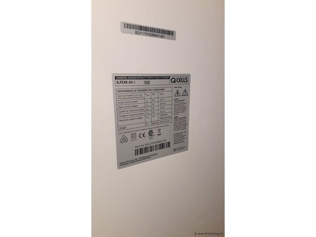 Hanwha q cells q.peak-g4.1 300 zonnepanelen - 14 stuks - afbeelding 2 van  2