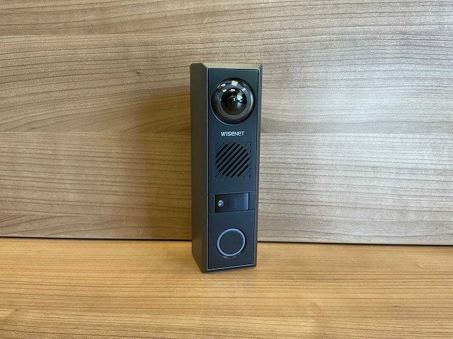 Hanwha wisenet tid-600r ip video intercom camera - 2 mp - 180 graden - afbeelding 1 van  4