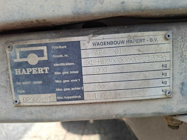 Hapert - 1996 - d2000-01 - kipper - afbeelding 14 van  15
