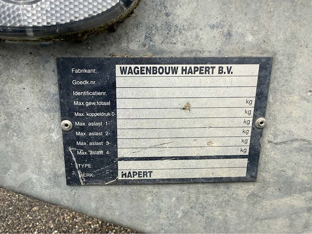 Hapert - 2020 - al - aanhangwagen - afbeelding 15 van  23