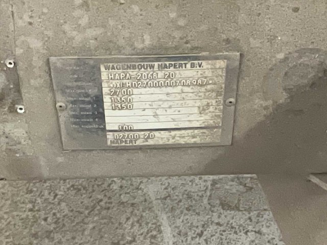 Hapert 2068 20 aanhangwagen - afbeelding 10 van  18