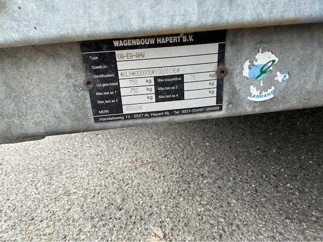 Hapert aanhangwagen - afbeelding 10 van  19