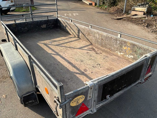 Hapert dl 2000 aanhangwagen/bakwagen 300x150cm 2000kg - afbeelding 6 van  9