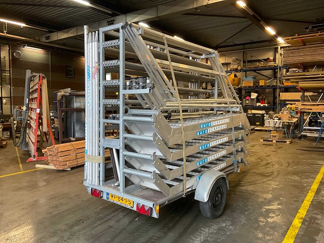 Hapert euroscaffold rolsteiger aanhangwagen - afbeelding 9 van  15
