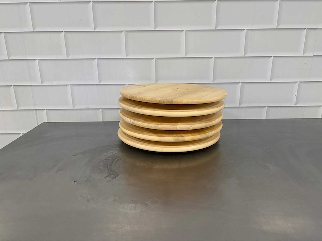 Hapjes plateau hout (5x) - afbeelding 3 van  3