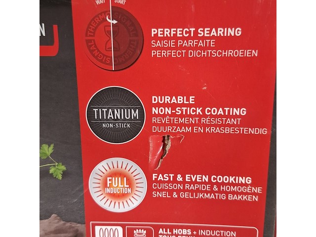 Hapjespan met deksel, tefal, inox infinite - afbeelding 3 van  8