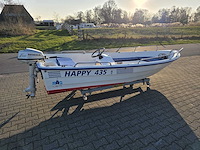 Happy 435 - consoleboot en visboot incl. honda 5 pk 4 takt buitenboordmotor - afbeelding 10 van  33