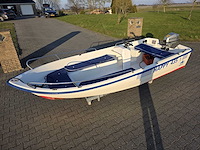 Happy 435 - consoleboot en visboot incl. honda 5 pk 4 takt buitenboordmotor - afbeelding 12 van  33