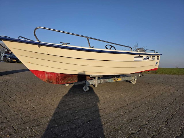 Happy 435 - consoleboot en visboot incl. honda 5 pk 4 takt buitenboordmotor - afbeelding 14 van  33