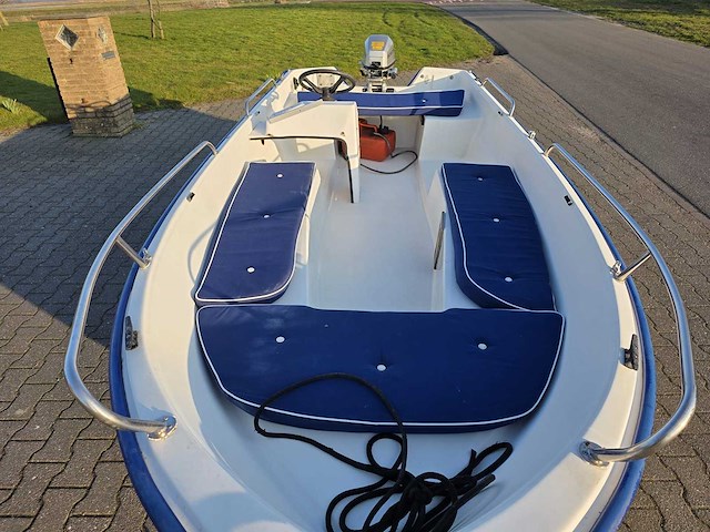 Happy 435 - consoleboot en visboot incl. honda 5 pk 4 takt buitenboordmotor - afbeelding 17 van  33