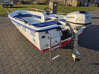Happy 435 - consoleboot en visboot incl. honda 5 pk 4 takt buitenboordmotor - afbeelding 4 van  33