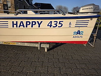 Happy 435 - consoleboot en visboot incl. honda 5 pk 4 takt buitenboordmotor - afbeelding 7 van  33
