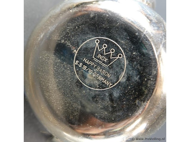 Happy baron inox koffie- en theepot - afbeelding 5 van  5
