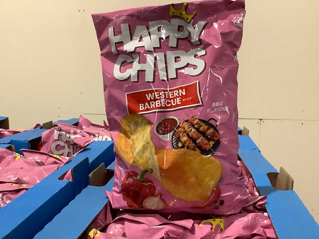 Happy chips western barbeque chips (390x) - afbeelding 1 van  2