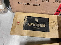 Happy cocooning tuintafel accessoires (7x) - afbeelding 6 van  10