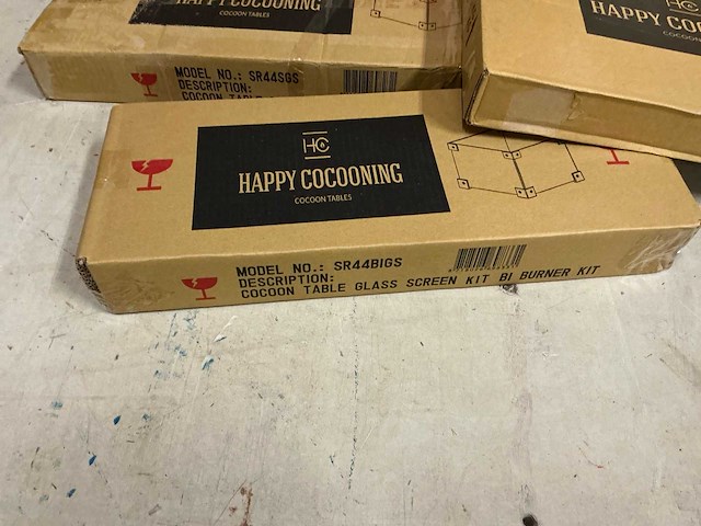 Happy cocooning tuintafel accessoires (7x) - afbeelding 3 van  10
