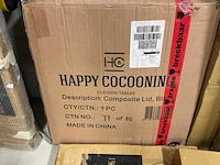 Happy cocooning tuintafel accessoires (7x) - afbeelding 7 van  10