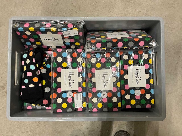 Happy socks maat s/m sokken & boxers (23x) - afbeelding 4 van  4