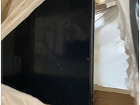 Hard glass black glass room divider 178 x 134 cm - afbeelding 1 van  5